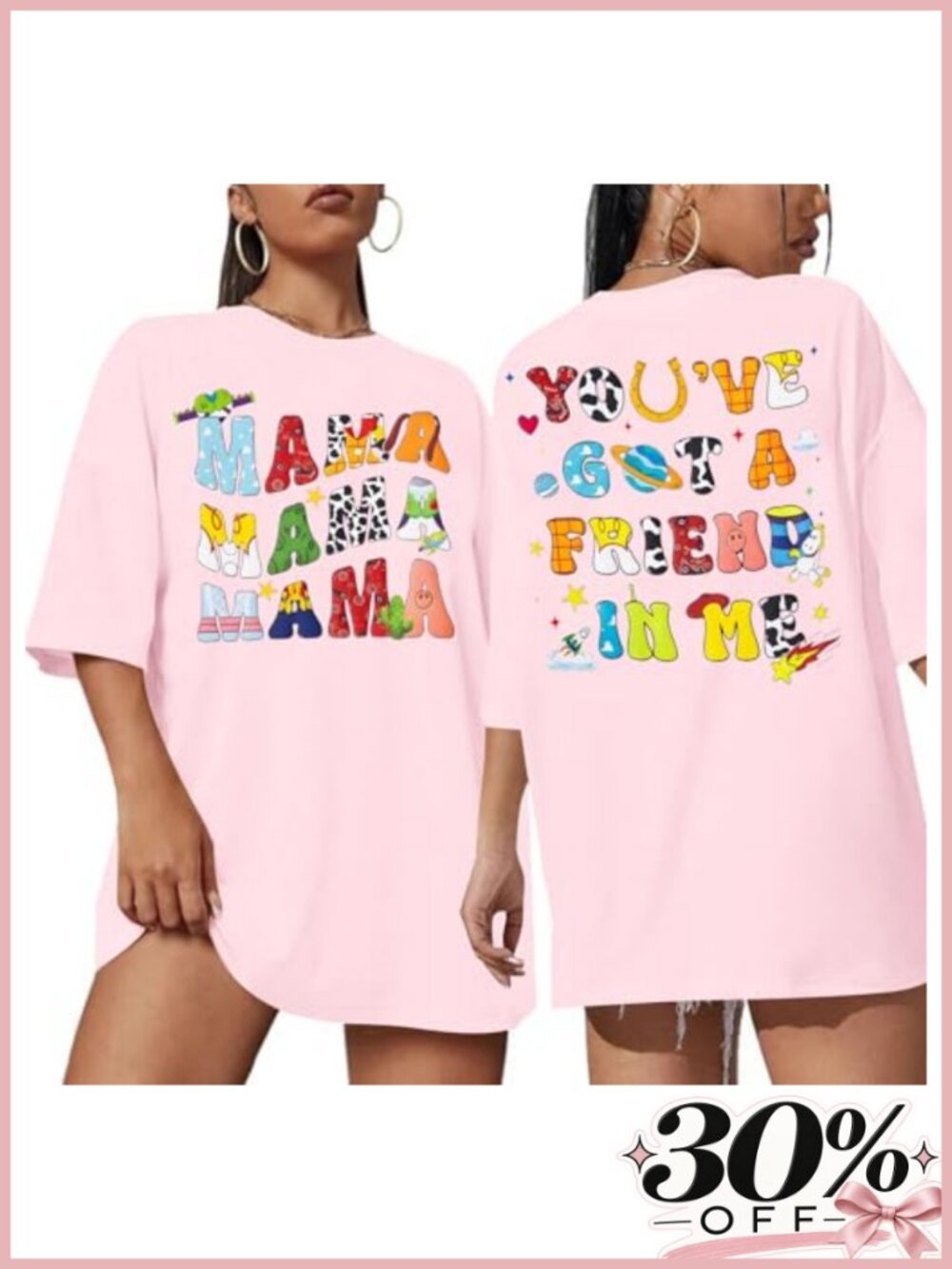 In My Mama Era Shirt Funny Mom Tshirt Oversized Crew Neck